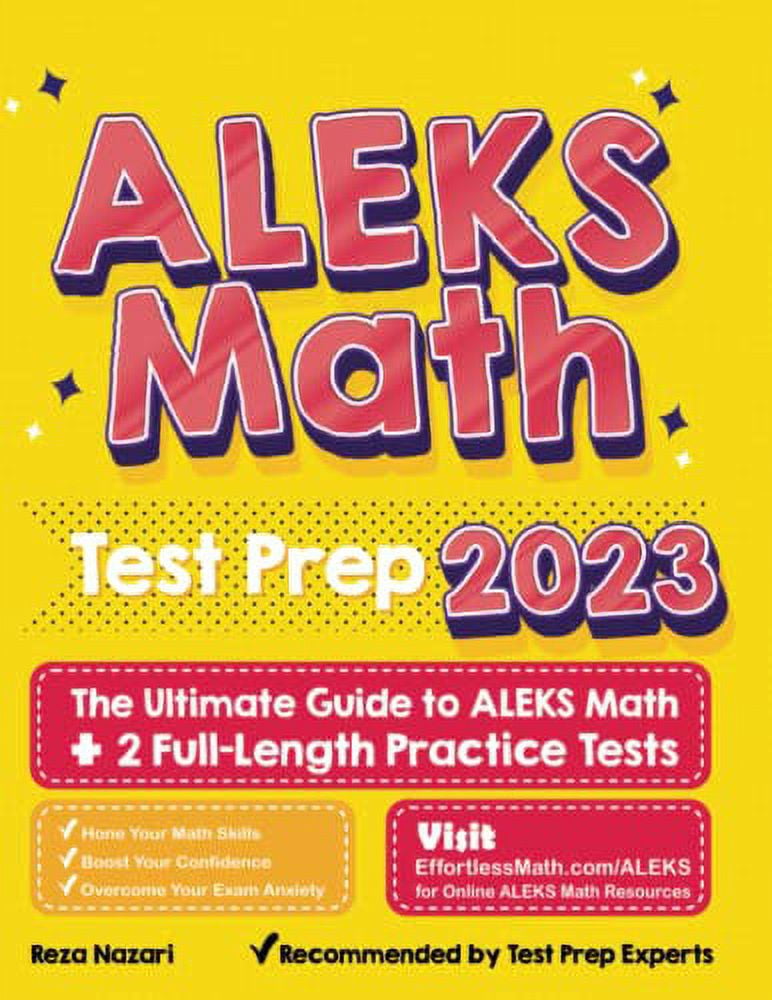 Pre-Owned ALEKS Math Test Prep: The Ultimate Guide to ALEKS Math + 2 ...