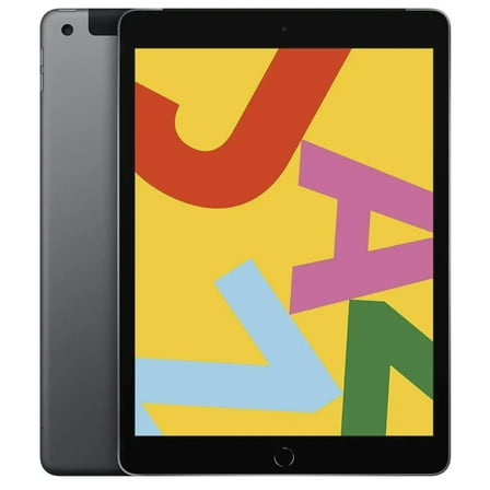 Pre-Owned APPLE IPAD 10.2" (7TH GENERATION) 128GB WIFI + CELLULAR - SPACE GRAY (Fair)