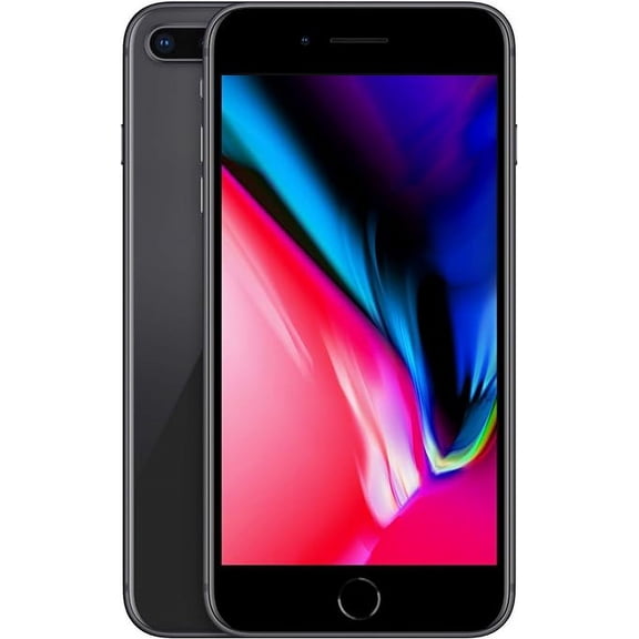 Pre-Owned Cricket Wireless Apple iPhone 8 Plus Cell Phone 64GB Black