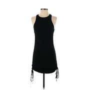 Adika Bodysuit Womens XS Square Neck Adjustable Spaghetti Strap Black NEW