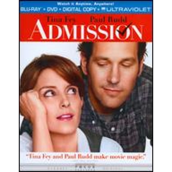 Pre-Owned Admission [2 Discs] [UltraViolet] [Blu-ray/DVD] (Blu-Ray 0025192165283) directed by Paul Weitz
