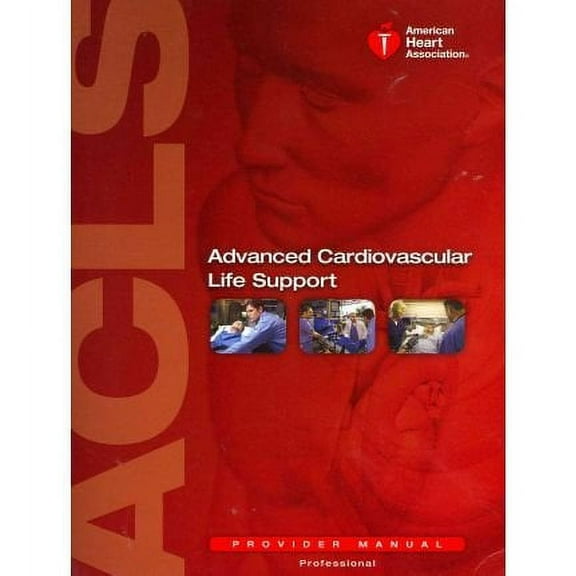 Pre-Owned Advanced Cardiovascular Life Support Provider Manual by American Heart Association Staff Paperback, Health, Mind & Body, English