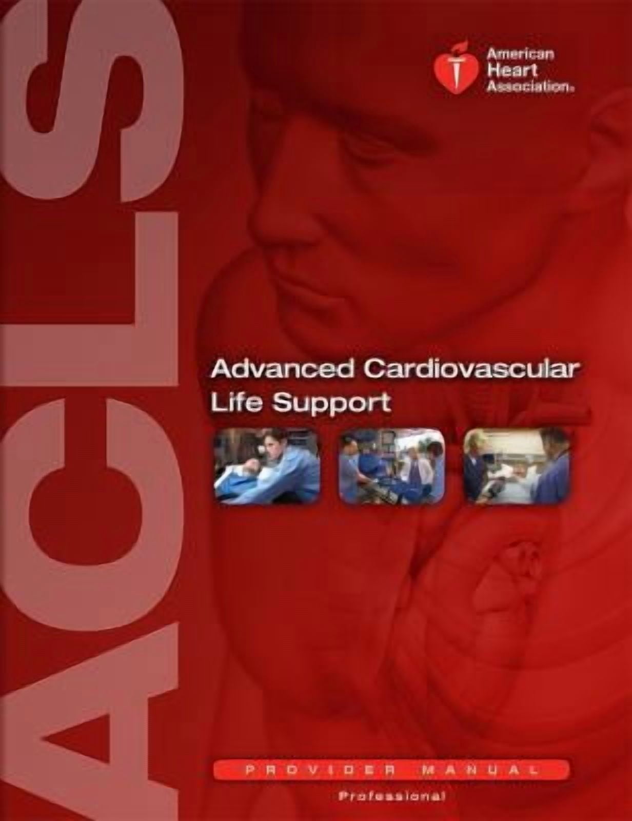 Pre-Owned Advanced Cardiovascular Life Support: Provider Manual by American Heart Association Staff Paperback Textbooks, English