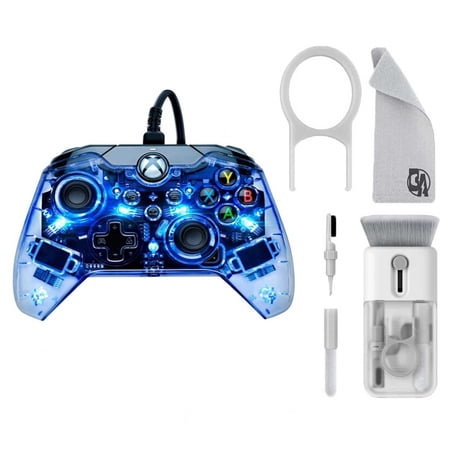 Pre-Owned Afterglow - Wired Controller for Xbox Series X¦S - Multi With Cleaning Electric kit Bolt Axtion Bundle (Refurbished: Like New)