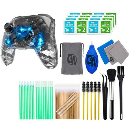Pre-Owned Afterglow - Wireless Deluxe Controller For Switch - Multi With Cleaning Manual Kit Bolt Axtion (Refurbished: Like New)