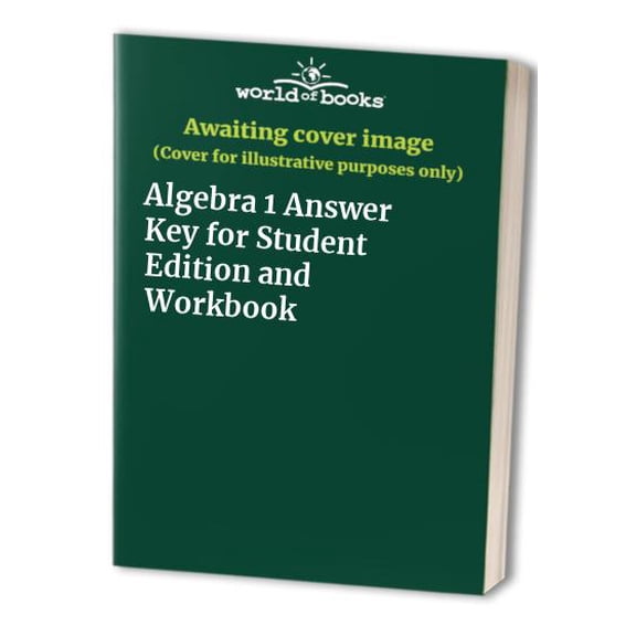 Pre-Owned Algebra 1 Answer Key for Student Edition and Workbook Paperback