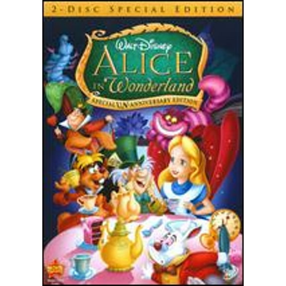 Pre-Owned Alice in Wonderland [Un-Anniversary Special Edition] [2 Discs] (DVD 0786936801811) directed by Clyde Geronimi, Hamilton Luske, Wilfred Jackson