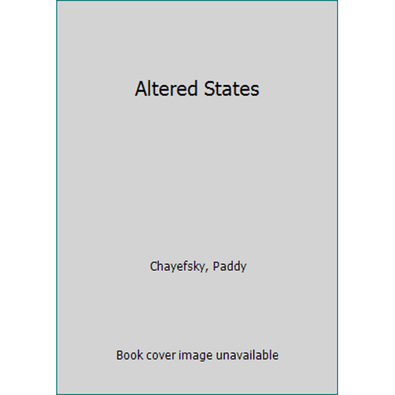 Pre-Owned Altered States: A Novel (Hardcover) 0060107278 9780060107277