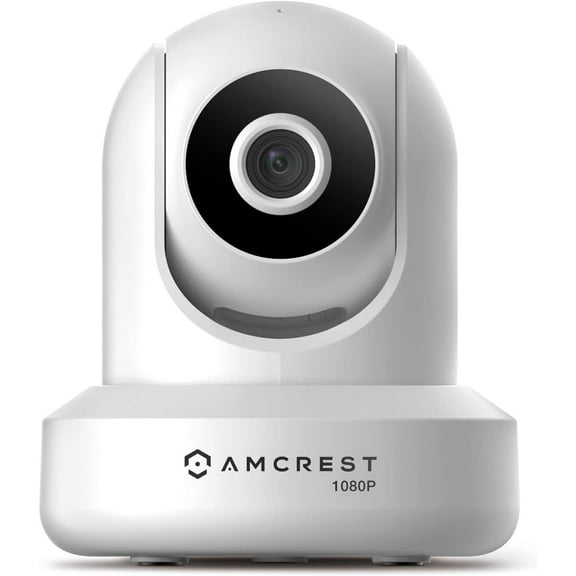 Pre-Owned Amcrest 1080P WiFi Security Camera 2MP Indoor Pan/Tilt Wireless IP Camera, REP-IP2M-841W (White) (Good)