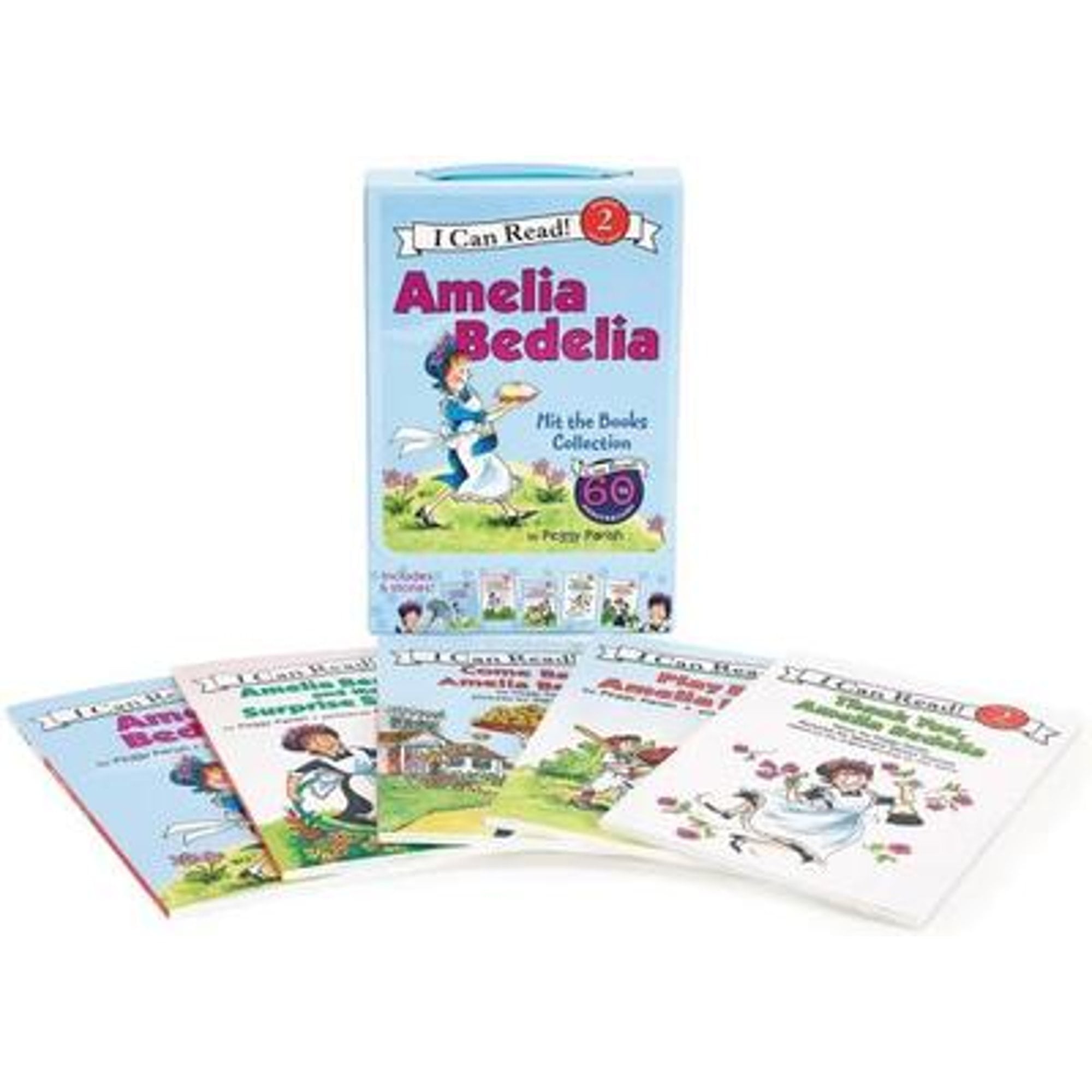 Pre-Owned Amelia Bedelia 5-Book I Can Read Box Set #1: Amelia Bedelia Hit the Books (Paperback 9780062443564) by Peggy Parish