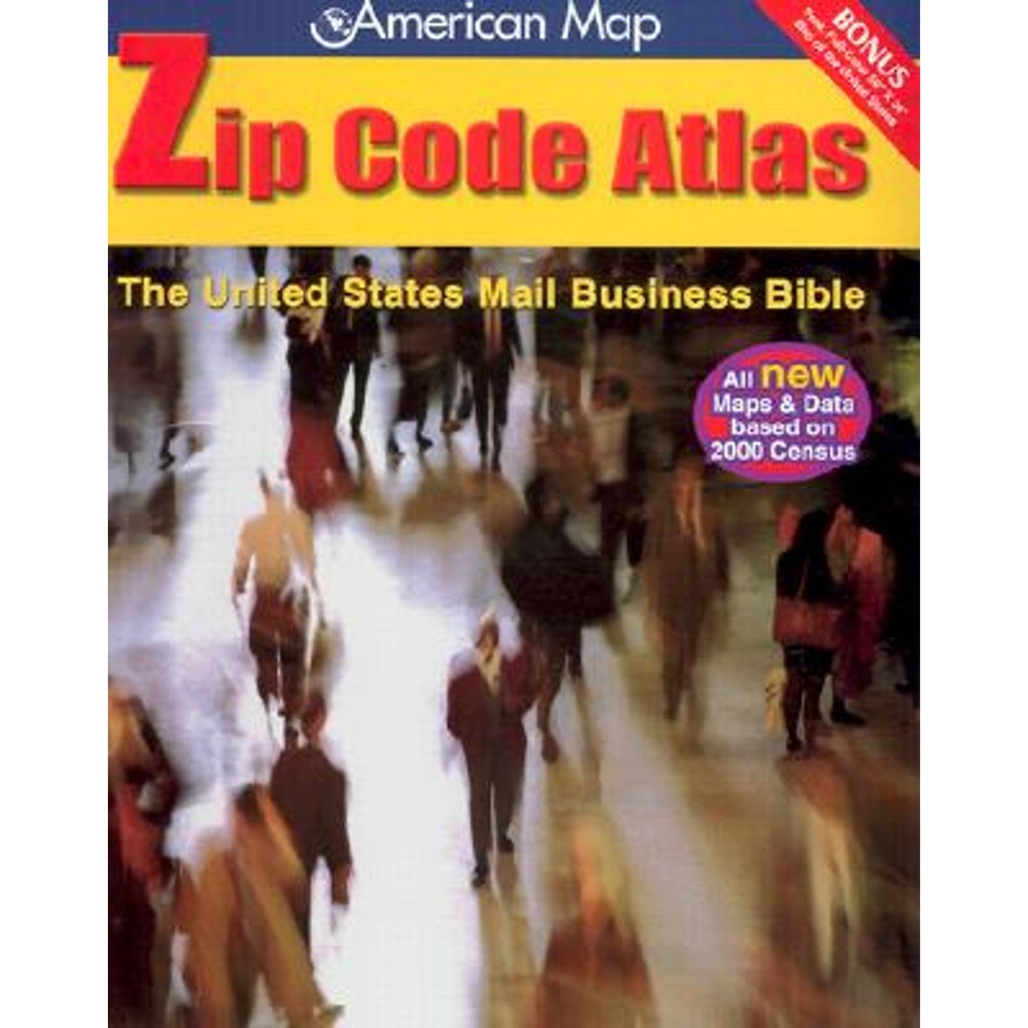 Pre-Owned American Map United States Zip Code Atlas (Paperback 9780841617773) by American Map 