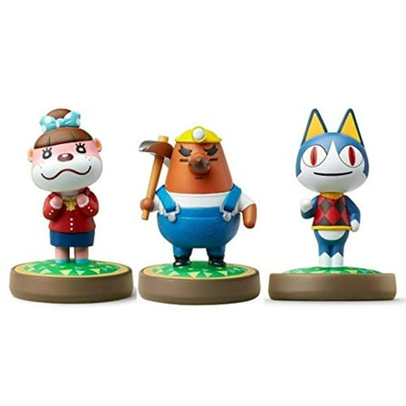 Pre-Owned Amiibo 3 Pack Set Rover Mr Resetti Lottie Animal Crossing Series For Nintendo Switch Switch
