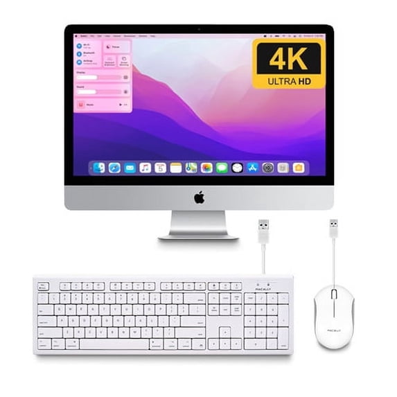 Restored Apple 21.5" iMac,( MRT32LL/A) Desktop Intel Core i3 3.6GHz 8GB RAM 1TB HD (Early 2019) - MRT32LL/A, Sliver