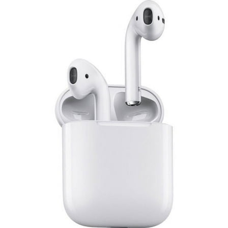 Restored Apple AirPods Wireless Bluetooth Headphones - White (MMEF2AM/a) (Refurbished)
