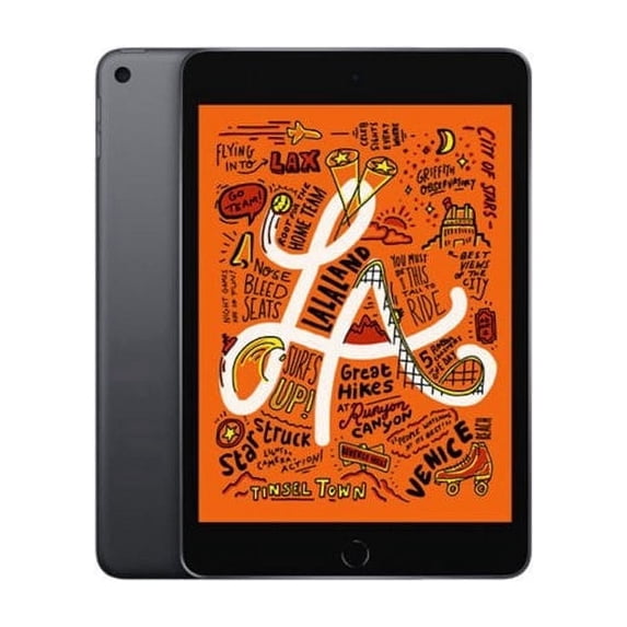 Pre-Owned Apple Ipad Mini 5th. Gen - 7.9" Apple A12 Bionic Hexa-Core 64GB Storage Wifi+Cellular