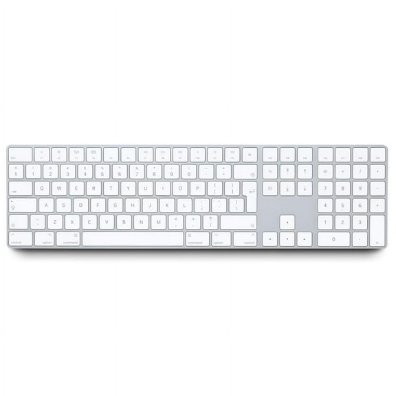 Restored Apple Magic Keyboard with Numeric Keypad A1843 MQ052LL/A - US English - Silver Refurbished
