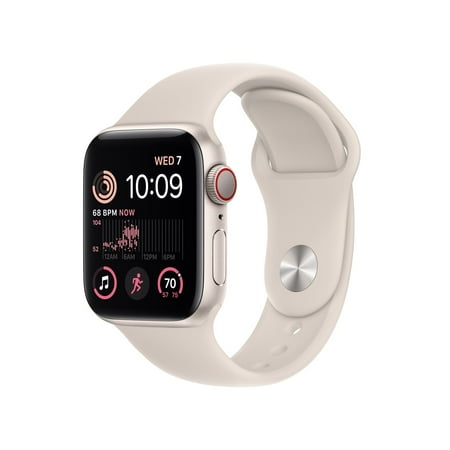 Pre-Owned Apple Watch 40MM SE (2ND GEN) GPS + CELLULAR Starlight Case Starlight Sport Band (Good)