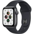 thumbnail image 1 of Apple Watch 44MM SE GPS Space Gray Black Sport Band (Fair), 1 of 5