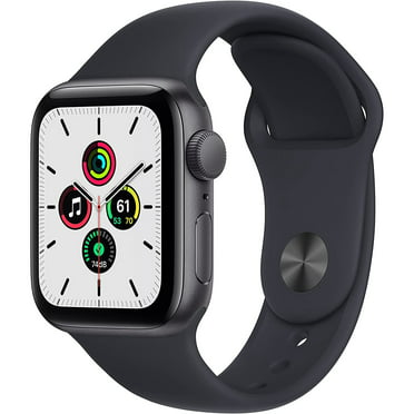 Pre-Owned Apple Watch 44MM SE GPS Space Gray Black Sport Band (Fair)