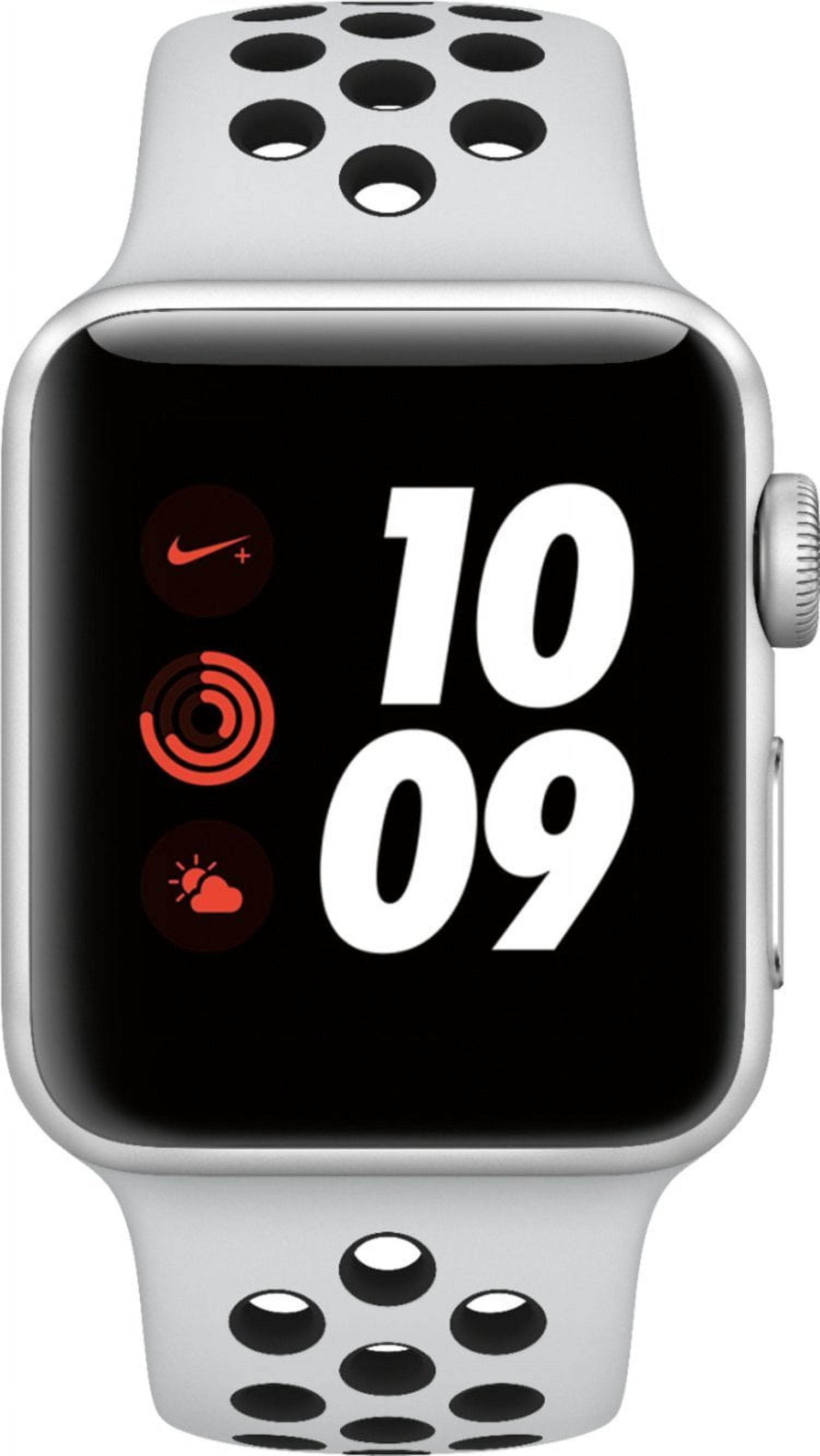 Pre-Owned Apple Watch Nike+ Series 3 (GPS + Cellular) 38mm - Silver  Aluminum Case (Fair) - Walmart.com