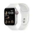 thumbnail image 1 of Pre-Owned Apple Watch SE 2nd Gen (GPS + Cellular) - 40mm - Silver Aluminum with White Sport Band - S/M, 1 of 5