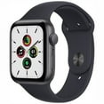 thumbnail image 1 of Pre-Owned Apple Watch SE 44mm GPS - Space Gray Aluminum Case - Black Sport Band (2020) - Fair, 1 of 1