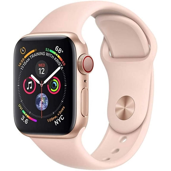 Pre-Owned Apple Watch Series 4 40mm GPS + Cellular Smart Watch, 10 Hour Battery Life, 1 Each