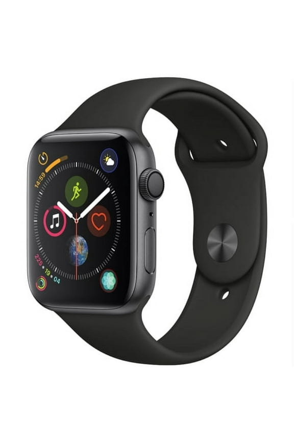 Pre-Owned Apple Watch Series 4 44mm GPS - Space Gray Aluminum Case - Black Sport Band (2018) - Fair