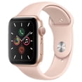 thumbnail image 1 of Apple Watch Series 5 44MM Rose Gold - Aluminum Case - Pink Sand Sport Band, 1 of 1