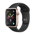 thumbnail image 1 of Pre-Owned Apple Watch Series 5 GPS 44 mm Gold Aluminium Black Sport Band, 1 of 1