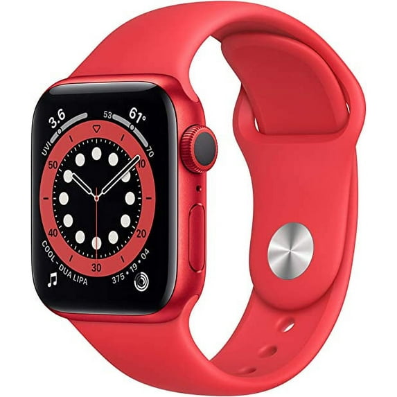 Pre-Owned Apple Watch Series 6 40MM Red - Aluminum Case - GPS + Cellular - Red Sport Band ( Grade B)