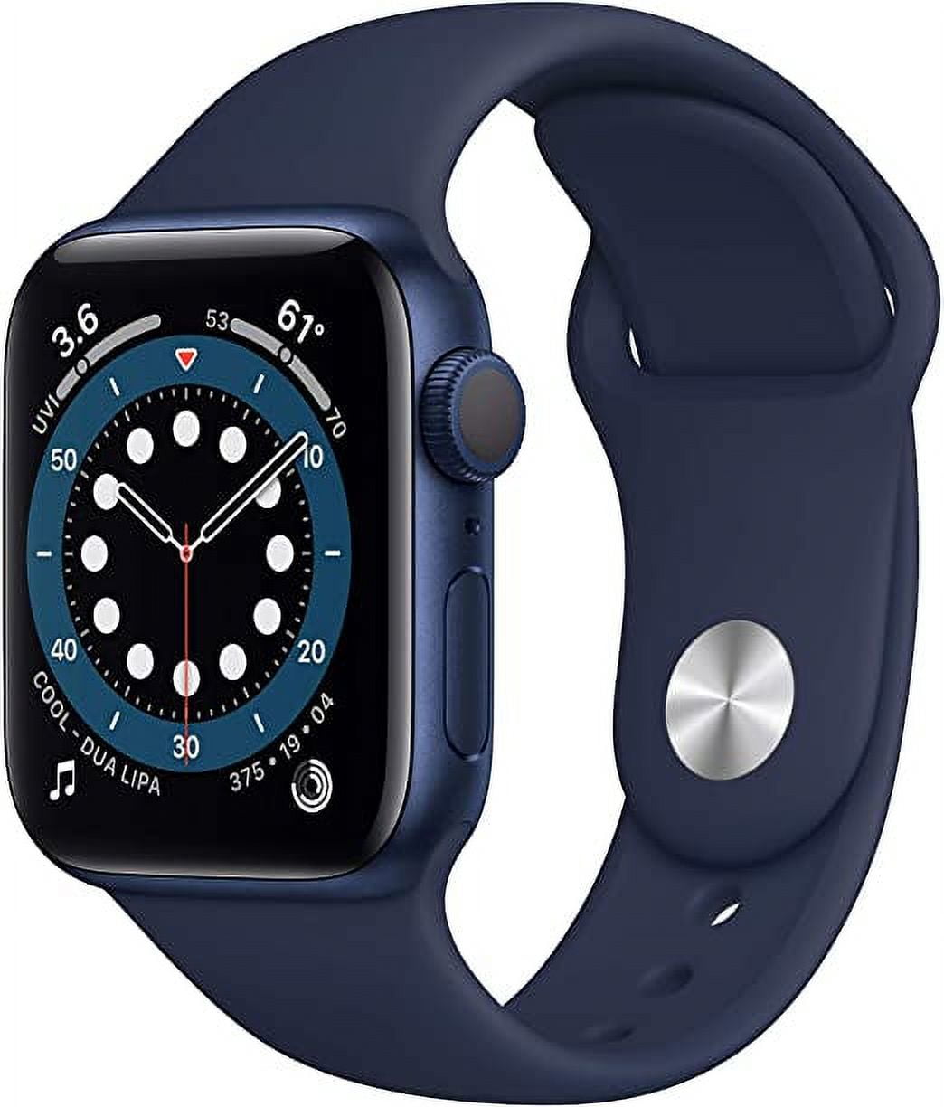 Pre-Owned Apple Watch Series 6 44MM Blue - Aluminum Case - GPS + Cellular - Deep Navy Sport Band