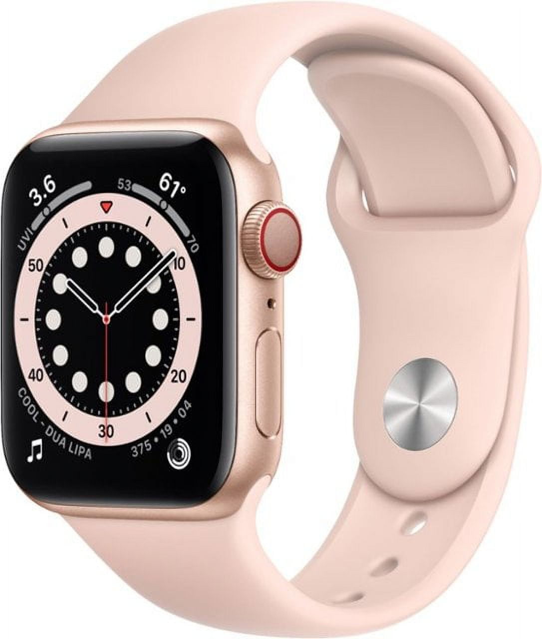 Apple Watch Series 6 GPS, 44mm Silver Aluminum Case, White Apple Watch Series 6 GPS, 44mm Silver Aluminum Case, White