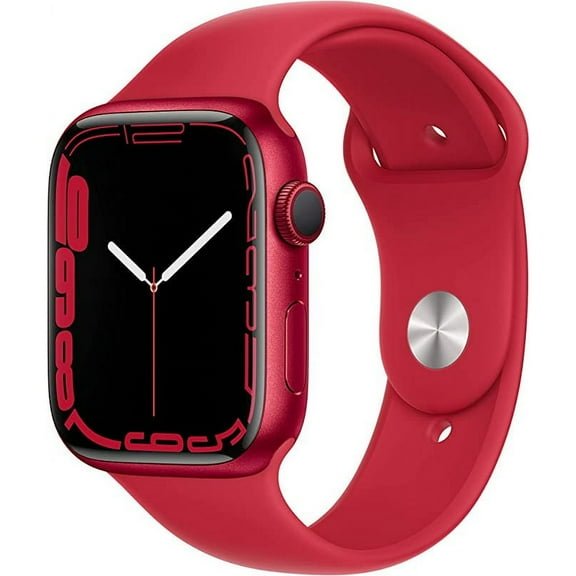 Pre-Owned Apple Watch Series 7 45MM Red - Aluminum Case - Red Sport Band (Good)