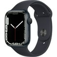 thumbnail image 1 of Pre-Owned Apple Watch Series 7 45mm GPS Midnight Aluminum Case - Midnight Sport Band, 1 of 1