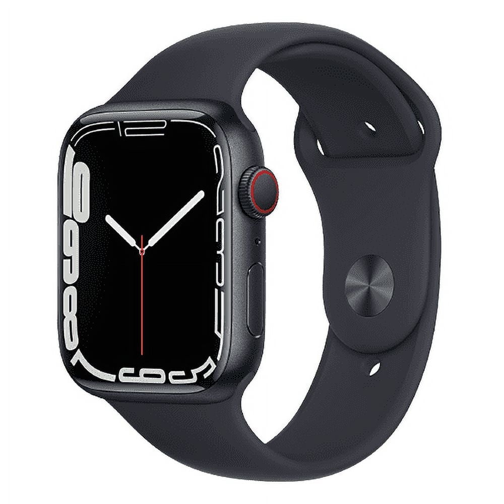 Pre-Owned Apple Watch Series 7 Aluminum 45 mm (GPS + Cellular) Midnight Black (Good)
