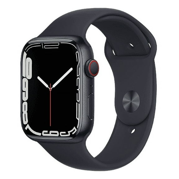Pre-Owned Apple Watch Series 7 Aluminum 45 mm (GPS + Cellular) Midnight Black (Good)