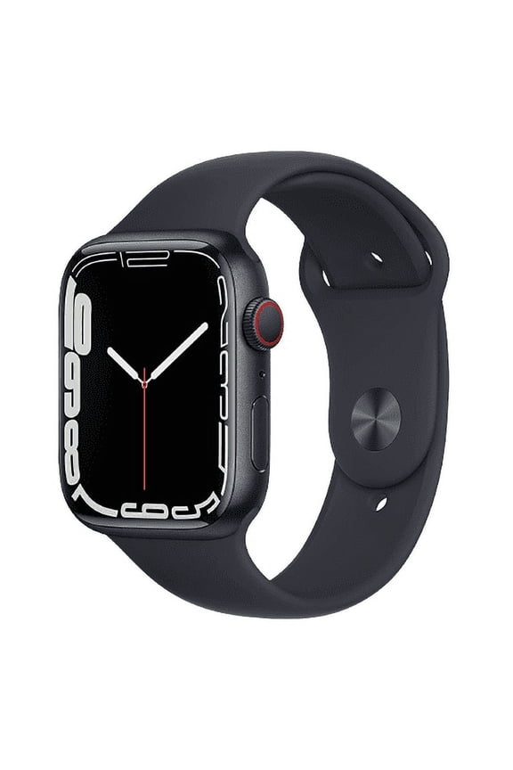 Pre-Owned Apple Watch Series 7 Aluminum 45 mm (GPS + Cellular) Midnight Black (Good)