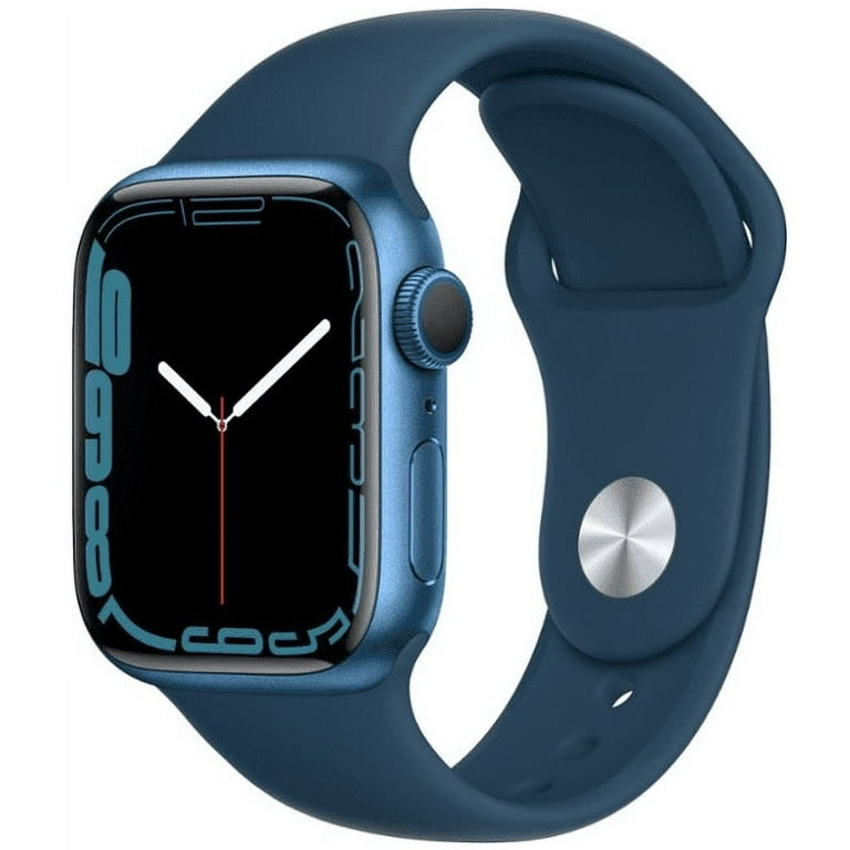 Pre Owned Apple Watch Series 7 WiFi Cellular Unlocked Blue Refurbished Good