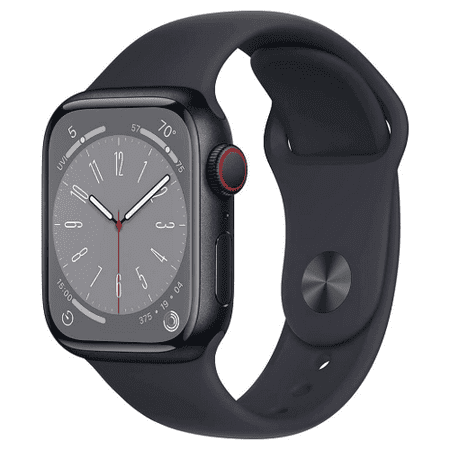 Pre-Owned Apple Watch Series 8 - 41mm - Aluminum - Midnight - LTE - Refurbished - Good