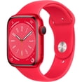 thumbnail image 1 of Apple Watch Series 8 (GPS) 45mm Aluminum Case, (S/M) - Silver, 1 of 3