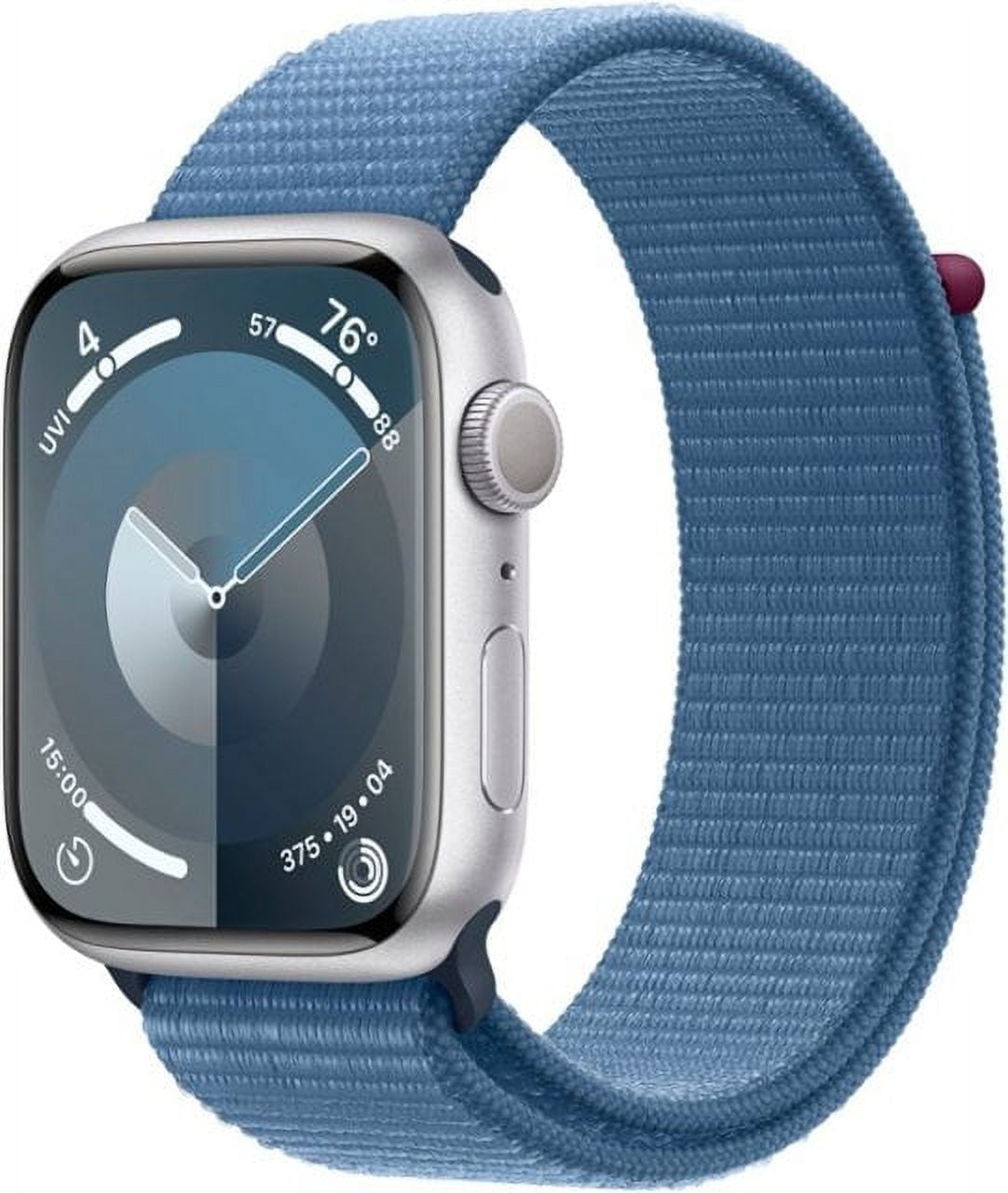 Pre-Owned Apple Watch Series 9 GPS 41mm Silver Aluminum Case with Winter Blue Sport Loop (Good)