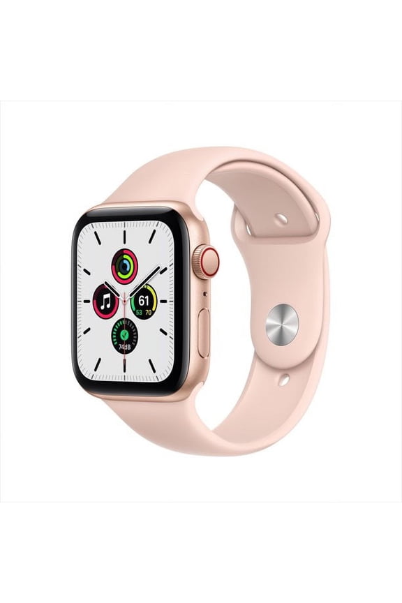 Pre-Owned Apple, Watch Series SE, Smart Watch, GPS + Cellular LTE, 1 Each, Rose Gold/40MM,1, 1, 1