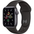 thumbnail image 1 of Pre-Owned Apple Watch Series SE 40MM Space Gray - Aluminum Case - GPS + Cellular - Black Sport Band (Good), 1 of 5