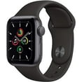 thumbnail image 1 of Pre-Owned Apple Watch Series SE GPS, 40mm Space Gray Aluminum Case with Black Sport Band, 1 of 1