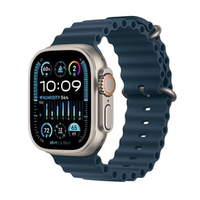 Restored Apple Watch Ultra 2 - GPS + Cellular - 49mm Titanium Case with Blue Ocean Band (Refurbished)