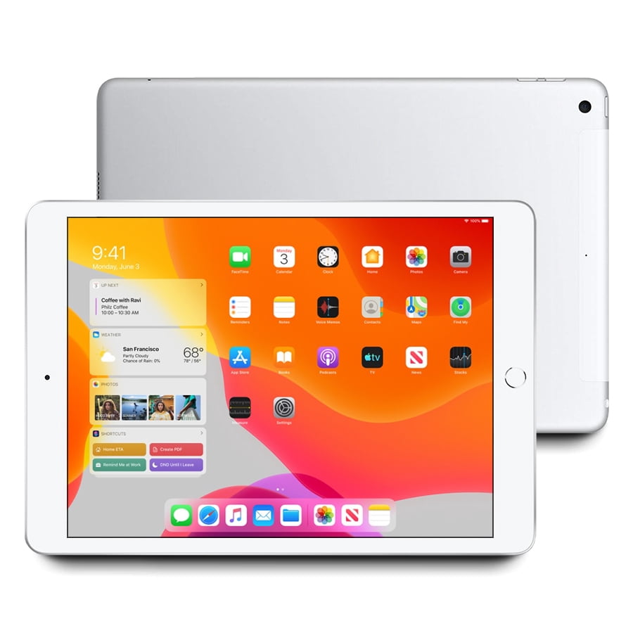 Apple 10.2-inch iPad + Cellular - 128GB Silver