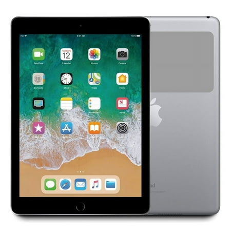 Pre-Owned Apple iPad (2018 Model) with Wi-Fi only 128GB Apple 9.7in iPad MR7J2LL/A Space Gray