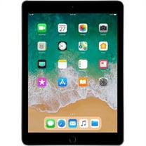 Pre-Owned Apple iPad 6th Gen - 128GB - Space Gray - Fully Unlocked (Good)