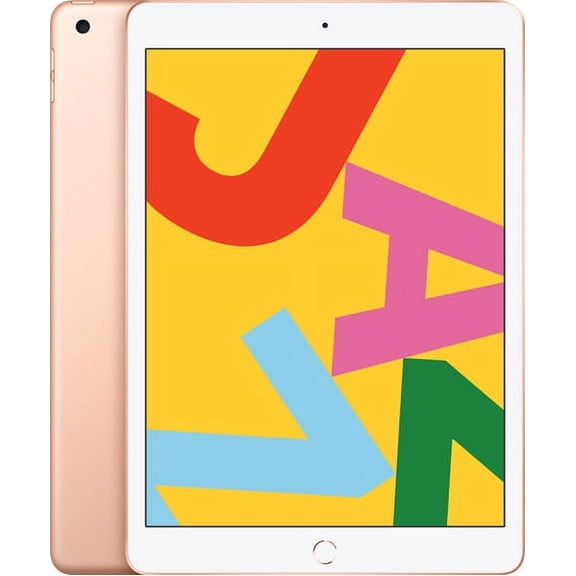Pre-Owned Apple iPad 7, Tablet 32GB, Wi-Fi Compatible, Gold